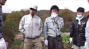 Youthfull Chinese Farmer's Biz Excursion Completes in Fuck-a-thon with Elderly Farmer. Cruel Chinese Fuck-a-thon